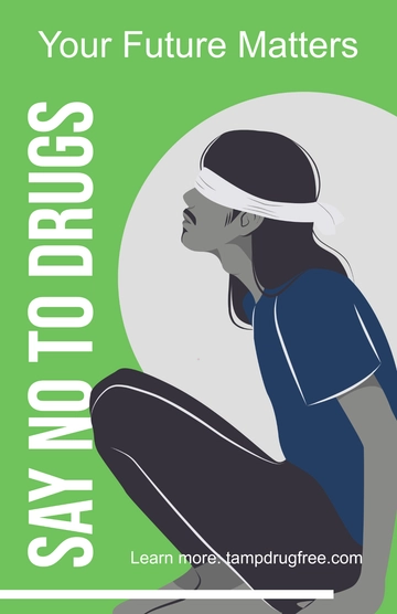 Free Anti- Drug Design Awareness Poster Template to Edit Online