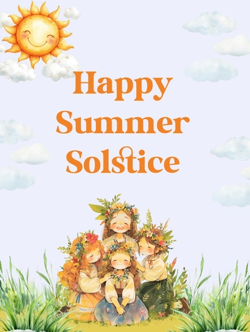 Summer Solstice Template to Download