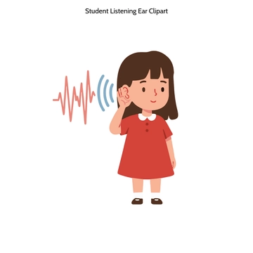 Free Student Listening Ear Clipart to Edit Online