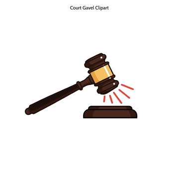 Free Court Gavel Clipart to Edit Online