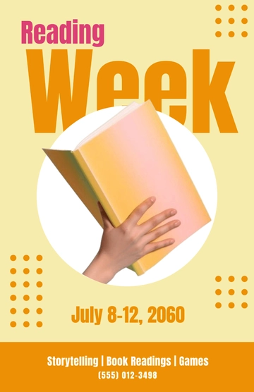 Free Reading Poster to Edit Online