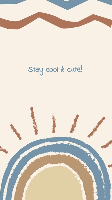 Free Cute Summer Wallpaper Template to Edit Online