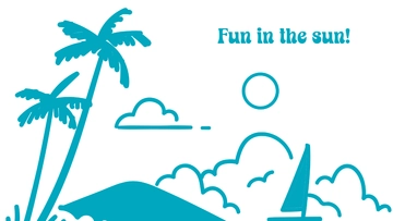 Free Summer Fun Template to Edit Online