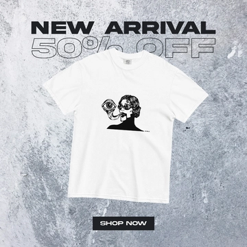 Free Creative T Shirt Shopee Photo Template to Edit Online