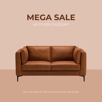 Free Sofa Shopee Photo Template to Edit Online