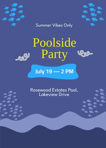 Free Summer Vibes Invitation Template to Edit Online