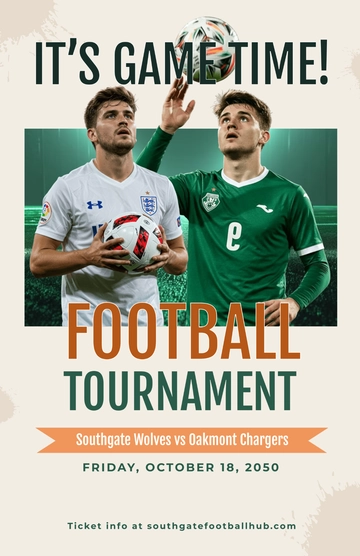 Free Football Poster Template to Edit Online Free Football Poster Template to Edit Online