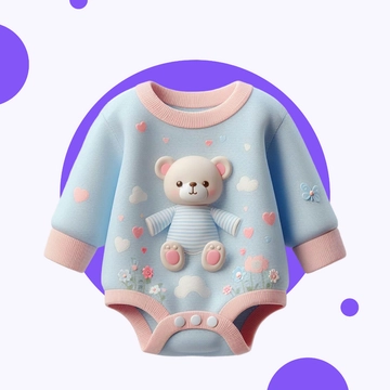 Free Baby Clothes Shopee Photo Template to Edit Online