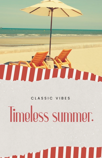 Free Vintage Summer Poster Template to Edit Online