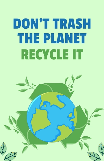 Free Recycle Awareness Poster Template to Edit Online Free Recycle Awareness Poster Template to Edit Online