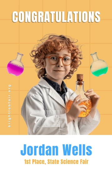 Free Congratulations Winner Poster to Edit Online
