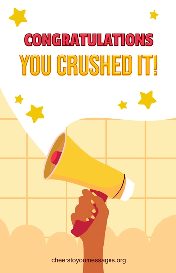 Free Good Job Congratulations Poster to Edit Online