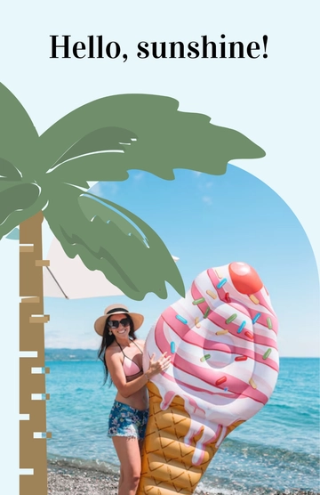 Free Summer Images Poster Template to Edit Online
