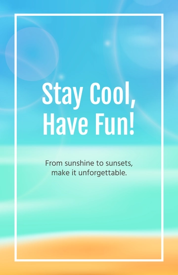 Free Scenic Summer Poster Template to Edit Online