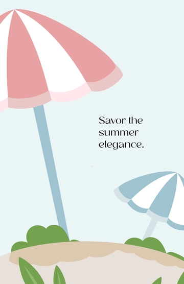 Free Aesthetic Summer Holiday Poster Template to Edit Online