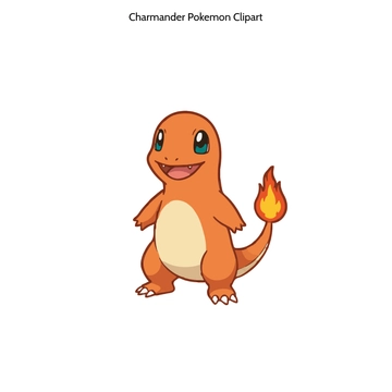 Free Charmander Pokemon Clipart to Edit Online