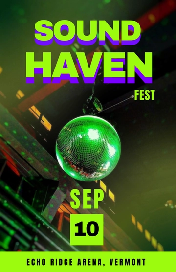 Free Concert Festival Poster Template to Edit Online