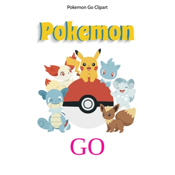 Free Pokemon Go Clipart to Edit Online