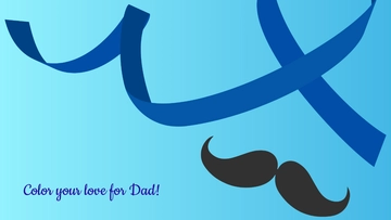 Free Blank Father's Day Coloring Background Template to Edit Online