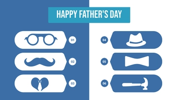 Free Father's Day Infographic Background Template to Edit Online