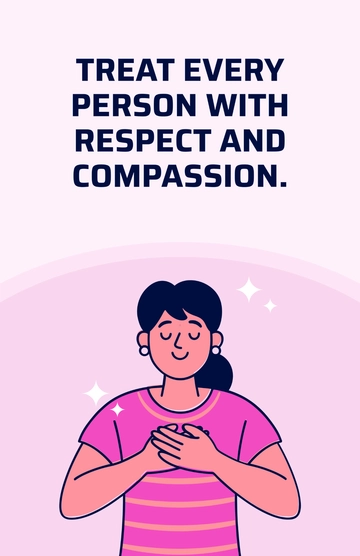 Free Human Rights Dignity Poster Template to Edit Online