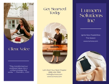 Free Corporate Summer Brochure Template to Edit Online