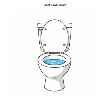Free Toilet Bowl Clipart to Edit Online