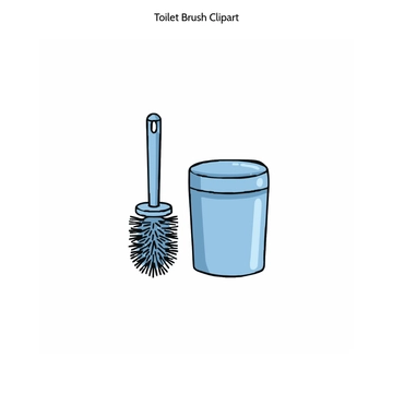 Free Toilet Brush Clipart to Edit Online