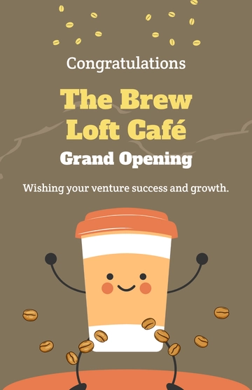 Free Congratulations Poster for Business Template to Edit Online