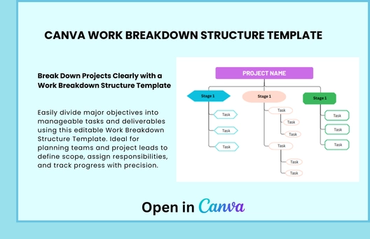 Free Work Breakdown Structure Template