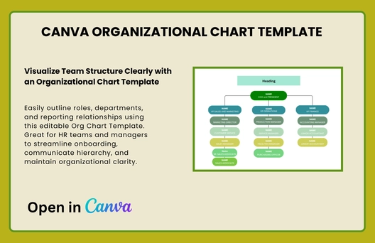 Free Organizational Chart Template