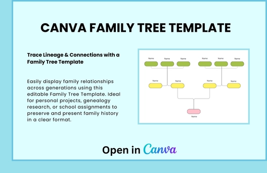 Free Family Tree Template Free Family Tree Template