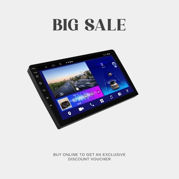 Free Car LCD Player Alibaba Photo Template to Edit Online