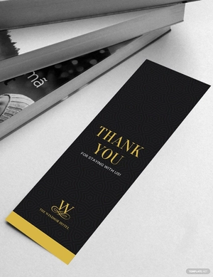 Blank Bookmark Template