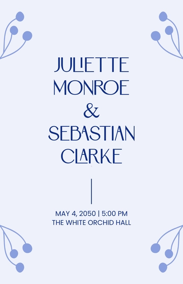 Free Elegant Wedding Poster Template to Edit Online