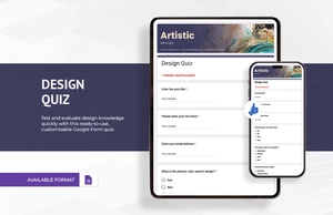 Design Quiz Template Design Quiz Template