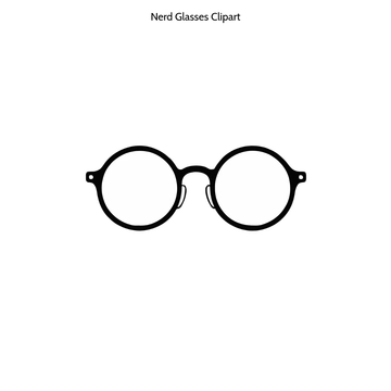 Free Nerd Glasses Clipart to Edit Online