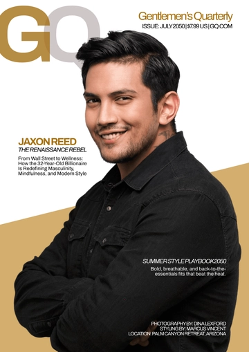 Free GQ Cover and Inside Page Template to Edit Online