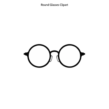 Free Round Glasses Clipart to Edit Online