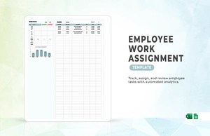 Employee Work Assignment Template