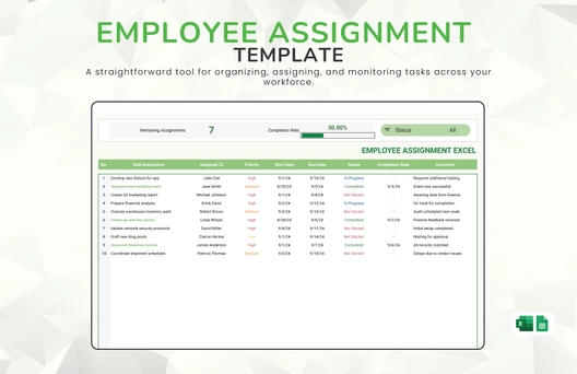 Employee Assignment Template