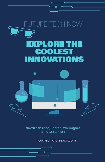Free Cool Technology Poster Template to Edit Online