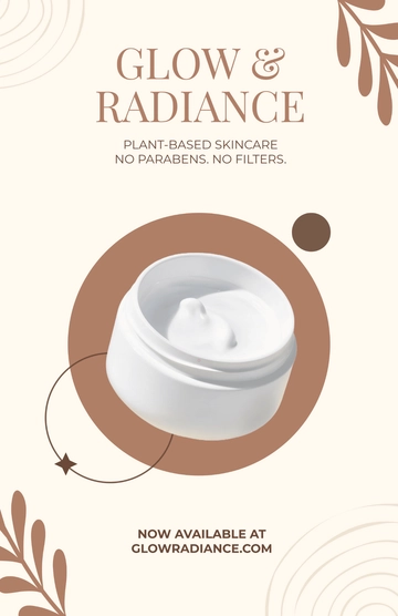 Free Beauty Product Poster Template to Edit Online