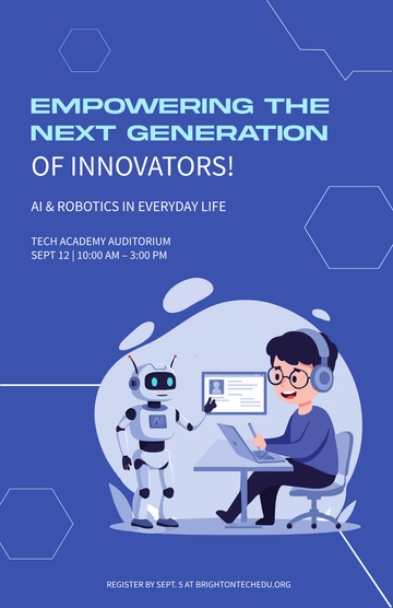 Free Technology Poster for Students Template to Edit Online