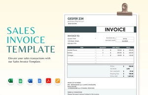 Sales Invoice Template
