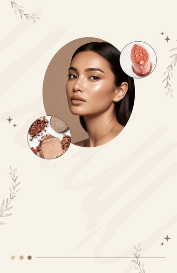 Free Classy Background Beauty Poster Template to Edit Online