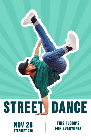 Free Street Dance Poster to Edit Online