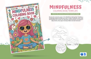 Mindfulness Coloring Book Template Mindfulness Coloring Book Template