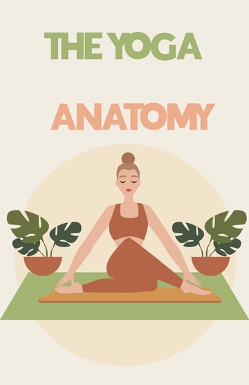 Free Colorful Yoga Anatomy Poster Template to Edit Online