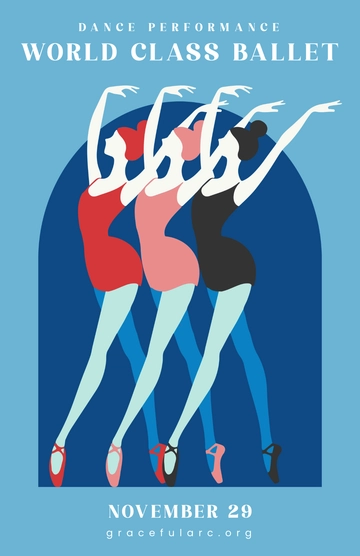 Free Dance Invitation Poster to Edit Online